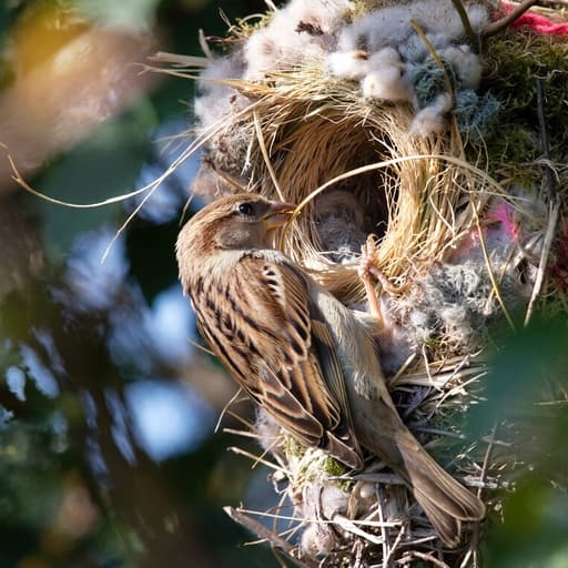 Sparrow nest