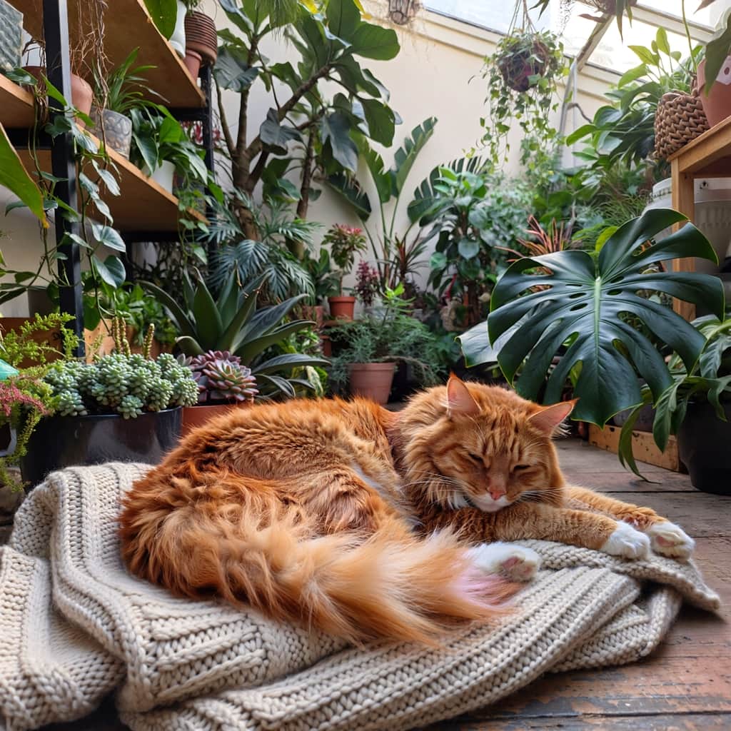 Cozy cat
